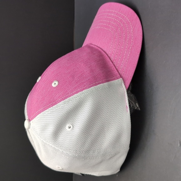Fast Eddie, Corvette Woman's Pink/White Mesh, Snapback Hat. - Picture 3 of 8